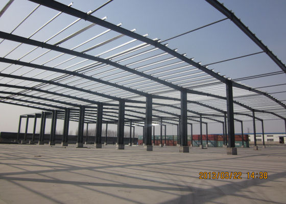 Estructura de acero soldada con autógena Warehouse del tejado DFT 80um del EPS