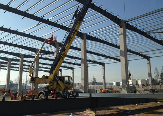 Estructuras de tejado metálicas de la construcción de acero ligera de la estructura de acero para Warehouse