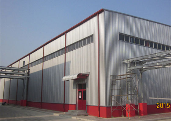 Edificios de acero pre manufacturados, taller de acero del edificio del aislamiento térmico