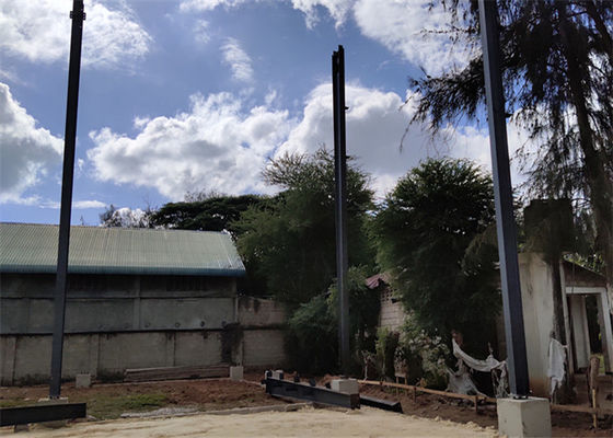 Diseñe y fabrique el almacén prefabricado de la estructura de acero del uso de la larga vida en Tanzania