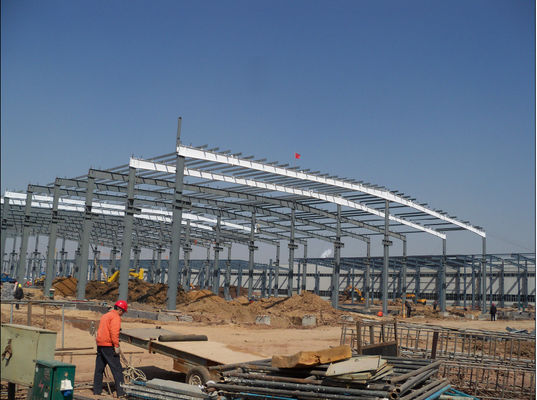 Estructura de acero Warehouse del marco Q235 de la estructura del portal del grado 10,9