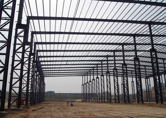 El marco porta del palmo grande prefabricó la solución de la construcción de fábrica de la estructura de acero