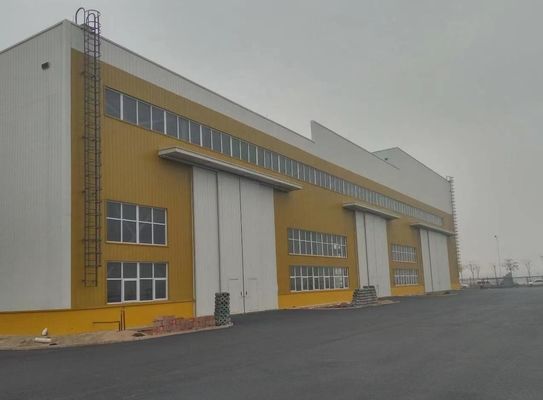 Edificio de acero de alta resistencia prefabricado del taller de la estructura de acero del revestimiento colorido