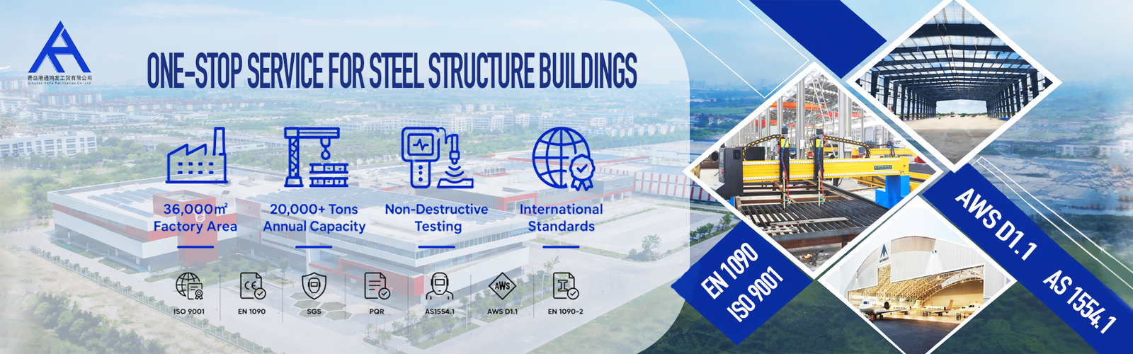 Taller de la estructura de acero