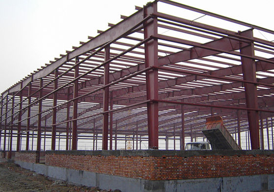 Metal el almacén prefabricado marco de la estructura de acero del aguilón de la construcción de edificios