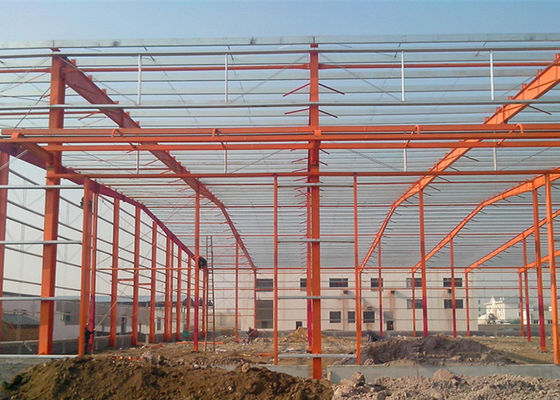 taller prefabricado de la estructura de acero de la prenda impermeable de la hoja de acero de 0.6m m