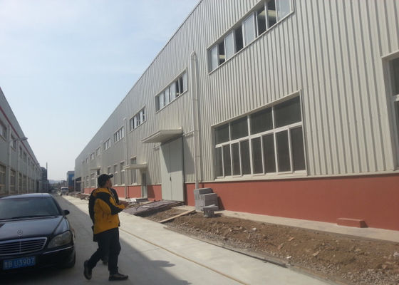 estructura de acero prefabricada Warehouse del panel Q345 Q235 de 950m m