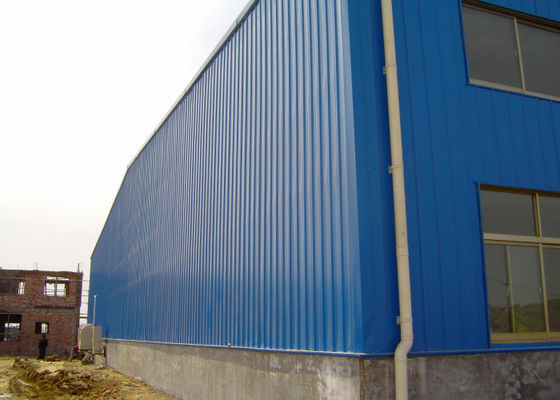 Marco de acero de la pared Q235 Warehouse de la capa doble EPS con PVC Windows