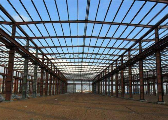 Construcción de acero modular prefabricada, edificio de marco de acero de la luz del marco del aguilón