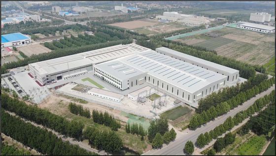 Dibujo de modelo 3D de almacén de acero duradero para soluciones de almacenamiento industrial y duradero