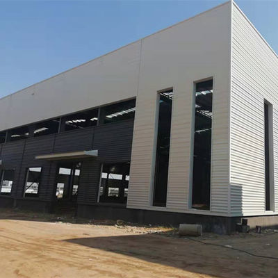 Construcción porta prefabricada del proyecto de Warehouse del marco de la estructura de acero del palmo largo