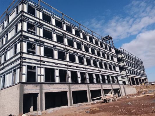 Solución estructural y edificio prefabricados de la construcción de la estructura de acero del piso multi