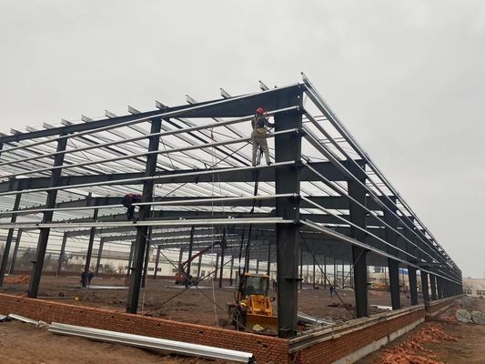 Edificio estructural de acero del taller del marco rígido prefabricado