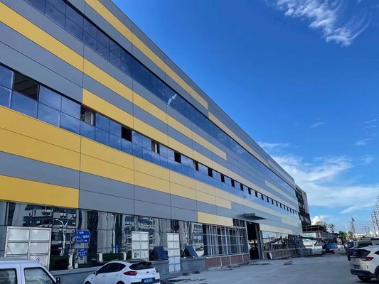 Precio asequible Práctica estructura prefabricada de acero almacén Hermosa perspectiva Diseño para negocios