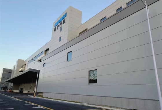 Portal pintado marco rígido estructura prefabricada de acero almacén para la eficiencia y la estabilidad