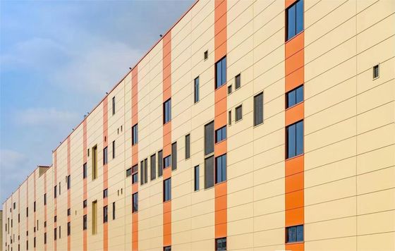Q355B Edificio de almacén con estructura de acero y respetuoso con el medio ambiente