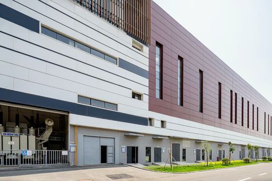 Construcción de un almacén estructural de acero con hermosas vistas Diseño y prefabricación para la distribución