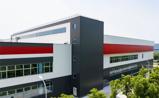 Almacén de estructura de acero de diseño óptimo para la máxima utilización y eficiencia del espacio