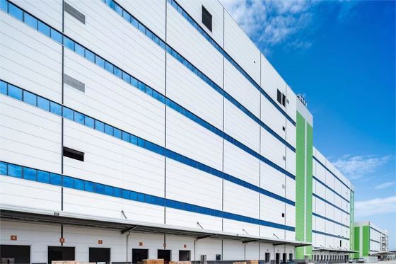 Estructura de acero Diseño de almacén Fabricación y entrega Solución y bajo mantenimiento