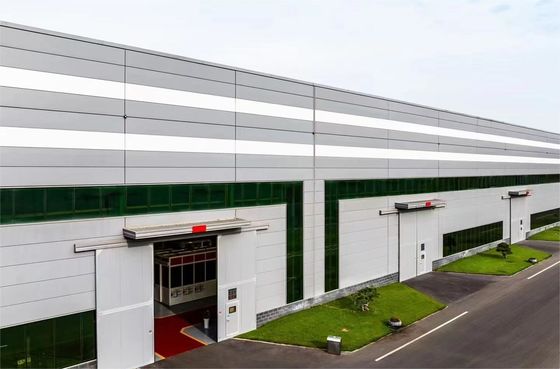 Construcción de almacén con estructura de acero de armazón rígido y larga vida útil con tamaño y diseño personalizables