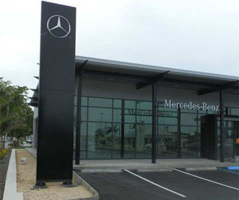 Construcción automotriz de la representación de la construcción Q235B de la sala de exposición del coche del palmo los 36.6m
