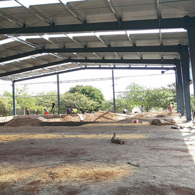 Fabricación y suministro de estructura de construcción de estructura de acero de construcción de marco de portal personalizado en Benin