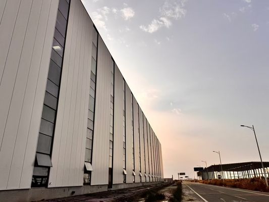 Q355B Estructura de acero Edificio de almacén Fácil montaje y desmontaje