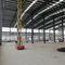 Peso ligero largo prefabricado del palmo de Warehouse de la estructura de acero del marco porta