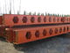 Los soldadores procesaron el metal estructural de la aduana del servicio de la fabricación del haz de acero del panal