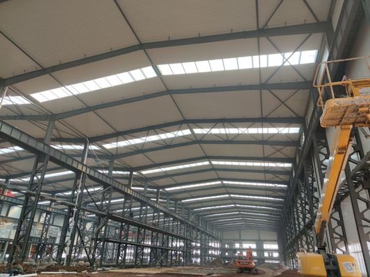 Tamaño personalizado Construcción prefabricada de acero Diseño de alta resistencia al viento
