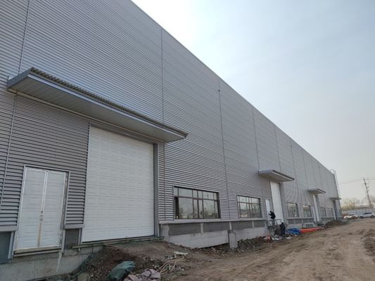 Tamaño personalizado Construcción prefabricada de acero Diseño de alta resistencia al viento