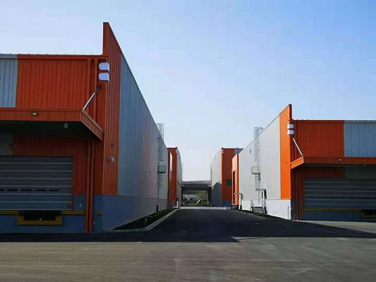 Prefabricado Gran Canopy Baja de carga de alta altura de estructura de acero duradero Almacén