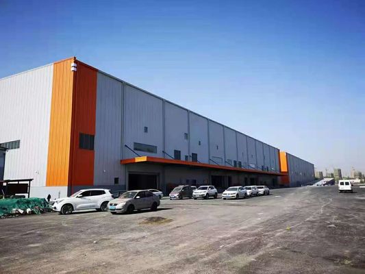 Prefabricado Gran Canopy Baja de carga de alta altura de estructura de acero duradero Almacén