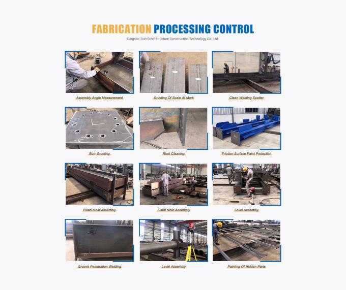 Conductos de ventilación industrial de una planta química, estructura de acero resistente a la corrosión 1